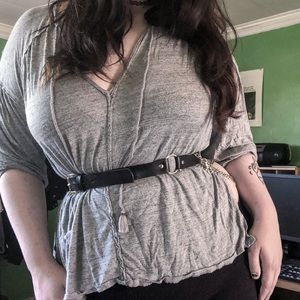 freepeople gray tunic top 🍓